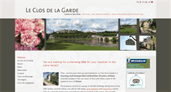 Desktop Screenshot of leclosdelagarde.fr