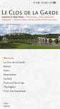 Mobile Screenshot of leclosdelagarde.fr